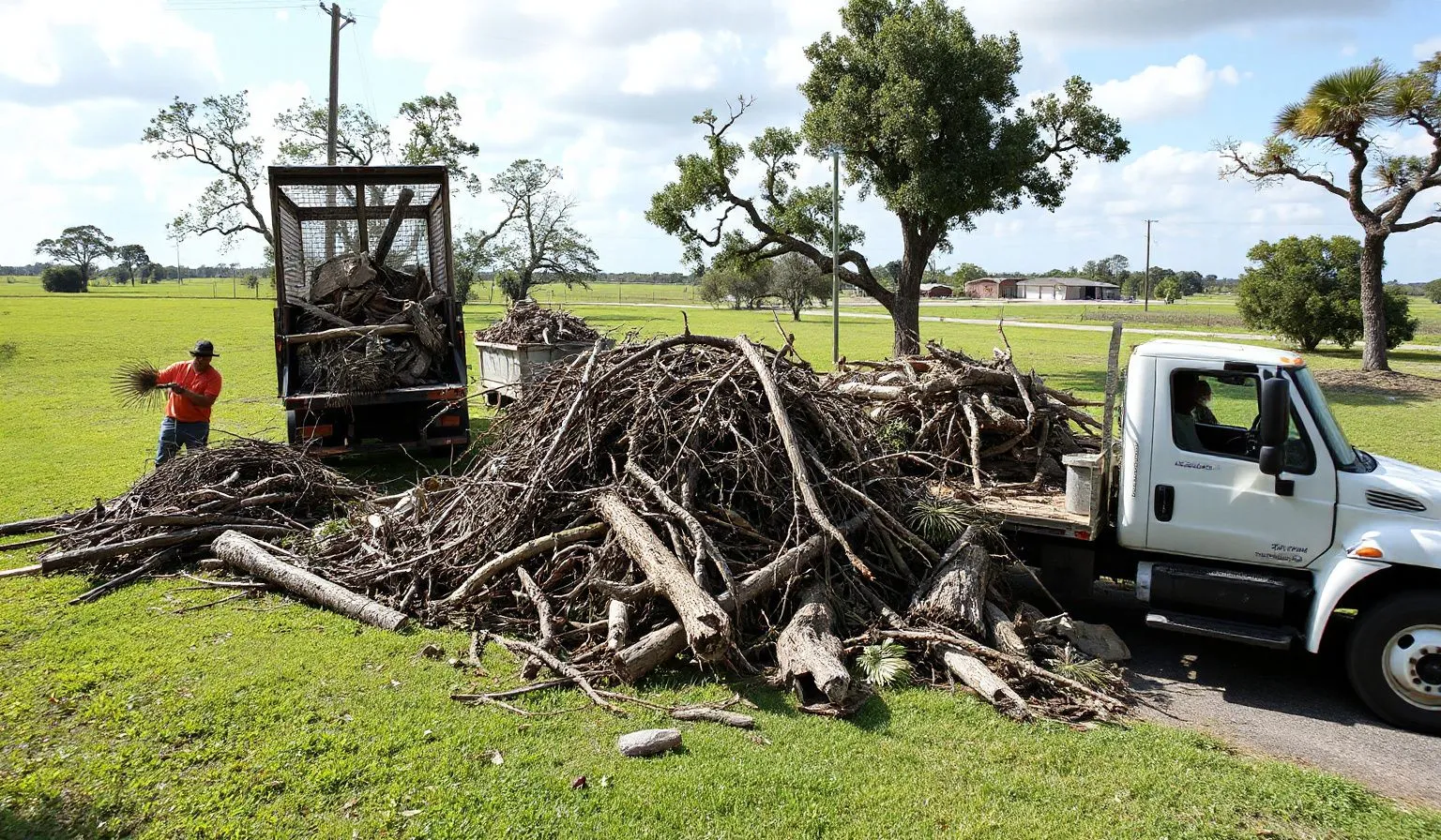 Yard debris removal serving Leisure City FL